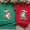 Star Wars R2 D2 BB 8 Christmas Shirt Disney Santa Xmas Shirt Disneyworld Christmas Trip Disneyland Xmas Shirt Family Matching Shirts 2