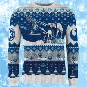 Star Wars Walking In An AT AT Wonderland Christmas Sweater 1 1