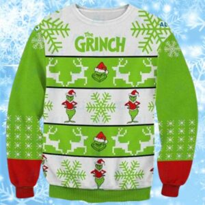 The Grinch 2024 Funny Ugly Christmas Sweaters For Men 1 1