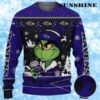 The Grinch Drink Coffee Baltimore Ravens Ugly Christmas Sweater 1 1