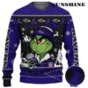 The Grinch Drink Coffee Baltimore Ravens Ugly Christmas Sweater 2 2