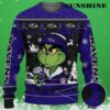 The Grinch Drink Coffee Baltimore Ravens Ugly Christmas Sweater 3 3