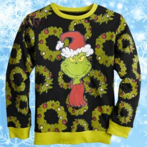 The Grinch Face Cute Ugly Sweaters Christmas 1 1