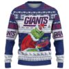 The Grinch New York Giants All Over Print 3D Ugly Christmas Sweater 2 2