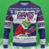 The Grinch New York Giants All Over Print 3D Ugly Christmas Sweater 3 3