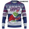 The Grinch New York Giants Ugly Christmas Sweater 2 2