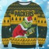 The Grinch Stole Green Bay Packers NFL Ugly Christmas Sweater 4 4