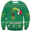 The Grinchs Fingers Mistlestoned Ugly Grinch Christmas Sweaters 2 2