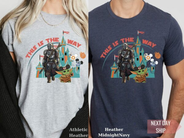 This Is The Way Shirt Mandalorian Inspried Shirt Disney Trip Unisex Tee for Star Wars Fans 1