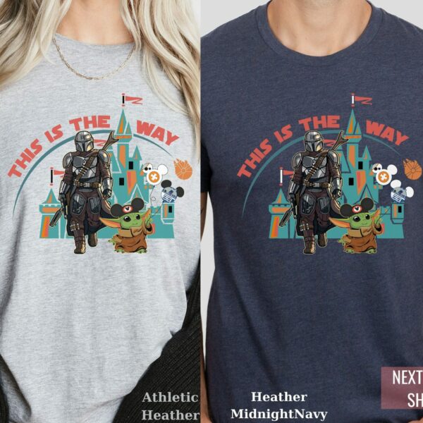 This Is The Way Shirt Mandalorian Inspried Shirt Disney Trip Unisex Tee for Star Wars Fans 1