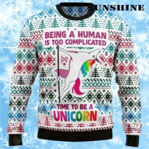 Time Be A Unicorn Christmas Sweater Xmas Gifts 1 1