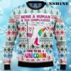 Time To Be A Unicorn Christmas Sweater 4 4