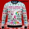 Time To Be A Unicorn Christmas Sweater 5 5