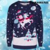 Ugly Christmas Sweater Santa Riding A Unicorn 4 4