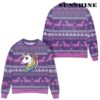 Unicorn Christmas Sweater Pink 2 2