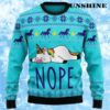 Unicorn Nope Ugly Christmas Sweater 1 1