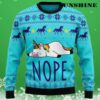 Unicorn Nope Ugly Christmas Sweater 3 3