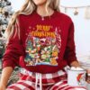 Vintage Merry Christmas Mickey and Friends Shirt Disney Christmas Sweatshirt Mickeys Very Merry Christmas Party Disneyland Christmas Tee 2