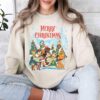 Vintage Merry Christmas Mickey and Friends Shirt Disney Christmas Sweatshirt Mickeys Very Merry Christmas Party Disneyland Christmas Tee 7