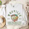 Whoville University Vintage Style Sweatshirt Classic Whoville Holiday ShirtRetro Christmas Whoville SweaterGrinch Nostalgia Xmas T Shirt 1