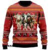 Womens Cow Christmas Sweater Ugly 2 2