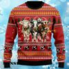 Womens Cow Christmas Sweater Ugly 4 4