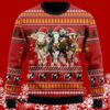 Womens Cow Christmas Sweater Ugly 5 5