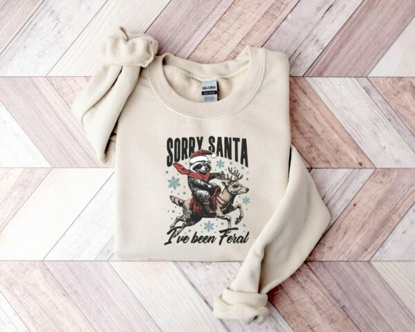 i have Been Feral Sweatshirt Santa Claus Feral Shirt Sorry Santa Shirt Christmas Feral Girl Shirt Santa Feral Sweatshirt Santa Shirt 2