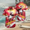 Disney Mickey Mouse Hawaiian Shirt Kansas City Chiefs 2 2