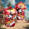 Disney Mickey Mouse Hawaiian Shirt Kansas City Chiefs 4 4