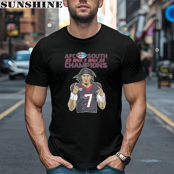 Houston Texans AFC South Stroud Champion Shirt 1 men shirt